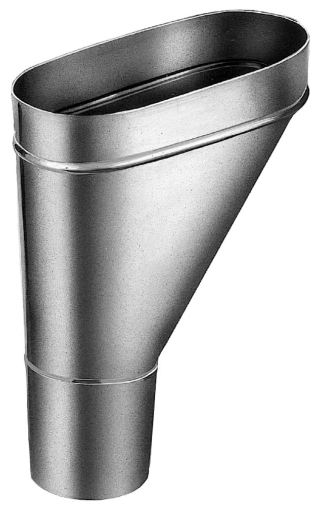 Cuvette de branchement diam 100 Zinc naturel